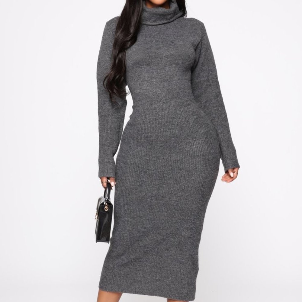 Fashion nova turtle neck dress - Picture 1 of 2